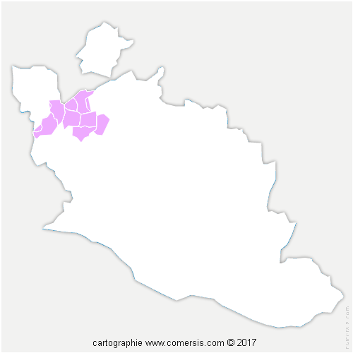 Communauté de Communes Aygues-Ouvèze en Provence (CCAOP) cartographie