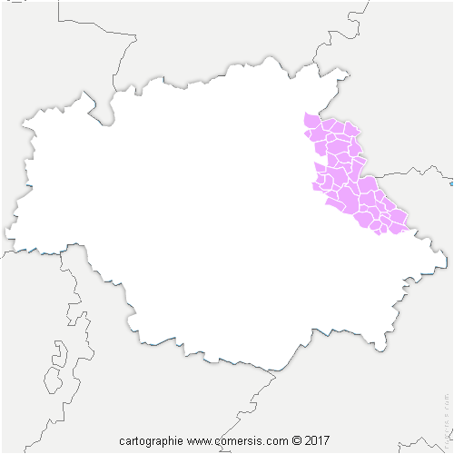 Communauté de Communes Bastides de Lomagne cartographie