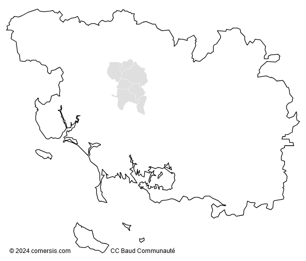 Communauté de Communes Baud Communauté cartographie