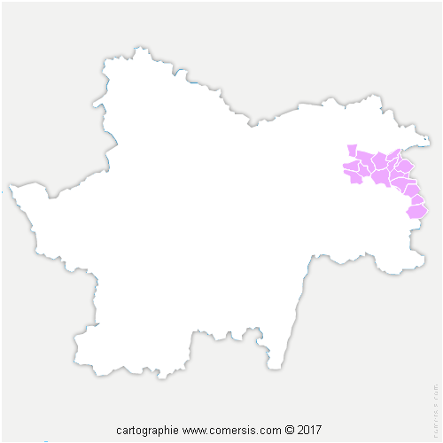 Communauté de Communes Bresse Revermont 71 cartographie