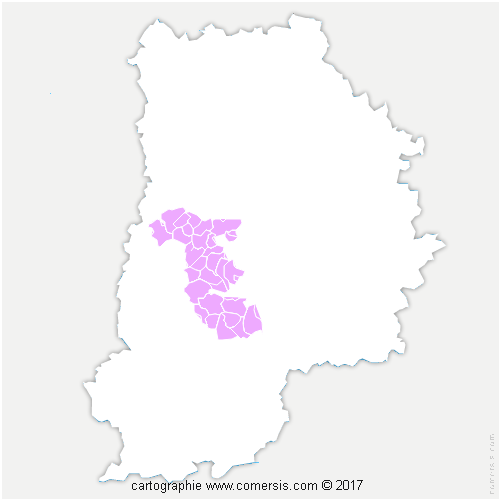 Communauté de Communes Brie des Rivières et Châteaux cartographie