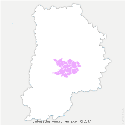 Communauté de Communes Brie Nangissienne cartographie