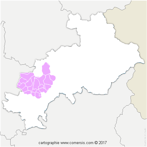Communauté de Communes Buëch-Dévoluy cartographie