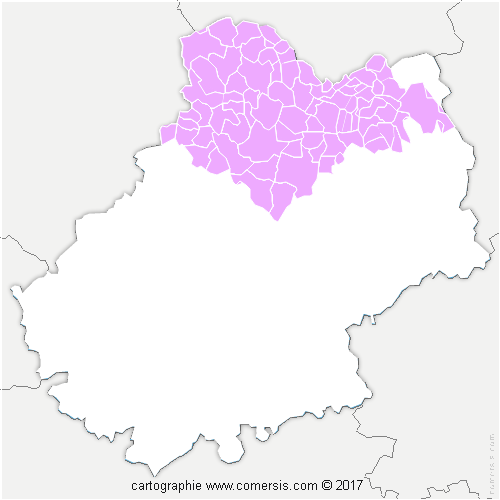 Communauté de Communes Causses et Vallée de la Dordogne cartographie