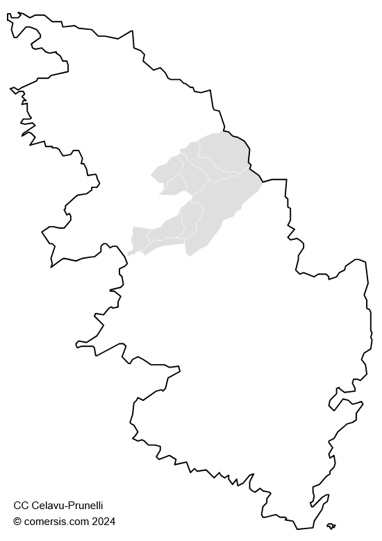 Communauté de Communes Celavu-Prunelli cartographie