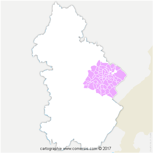 Communauté de Communes Champagnole Nozeroy Jura cartographie