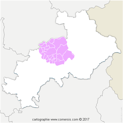 Communauté de Communes Champsaur-Valgaudemar cartographie