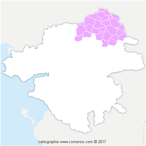 Communauté de Communes Châteaubriant-Derval cartographie