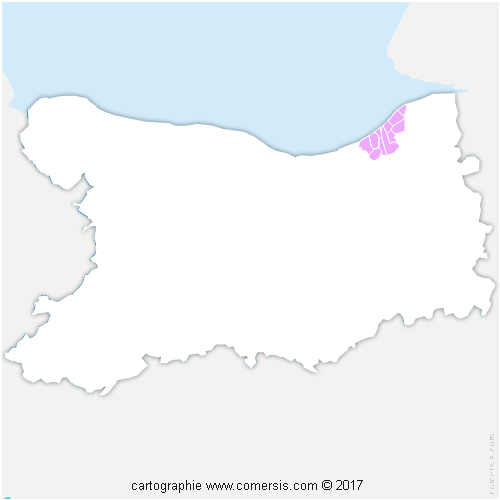 Communauté de Communes Coeur Côte Fleurie cartographie