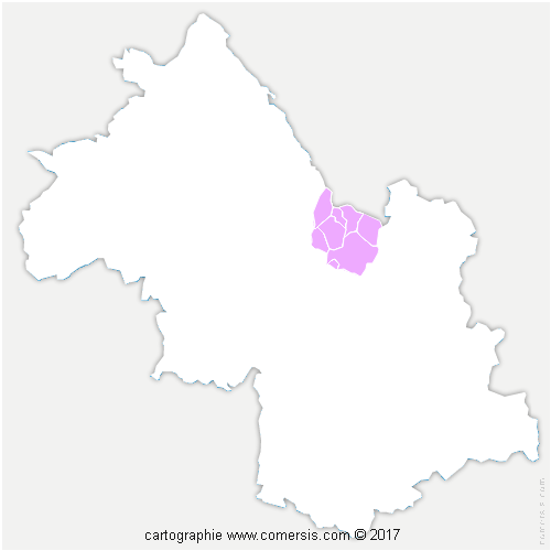 Communauté de Communes Coeur de Chartreuse cartographie