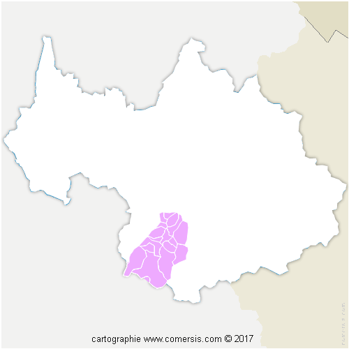 Communauté de Communes Coeur de Maurienne Arvan cartographie
