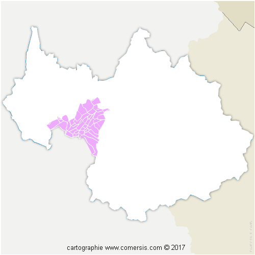 Communauté de Communes Coeur de Savoie cartographie