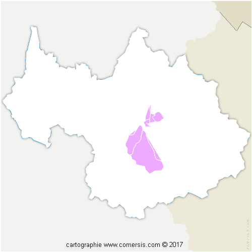 Communauté de Communes Coeur de Tarentaise cartographie