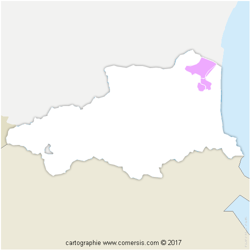 Communauté de Communes Corbières Salanque Méditerranée cartographie