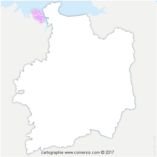 Communauté de Communes Côte d'Emeraude cartographie