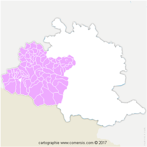 Communauté de Communes Couserans-Pyrénées cartographie