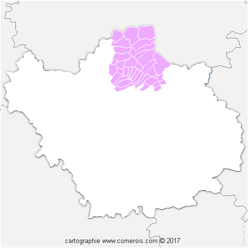 Communauté de Communes d'Arcis, Mailly, Ramerupt cartographie