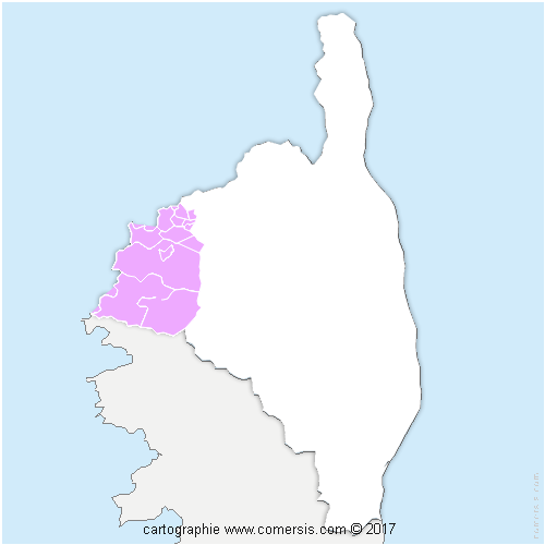 Communauté de Communes de Calvi Balagne cartographie