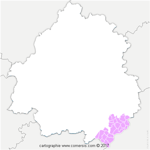 Communauté de Communes de Domme- Villefranche du Périgord cartographie