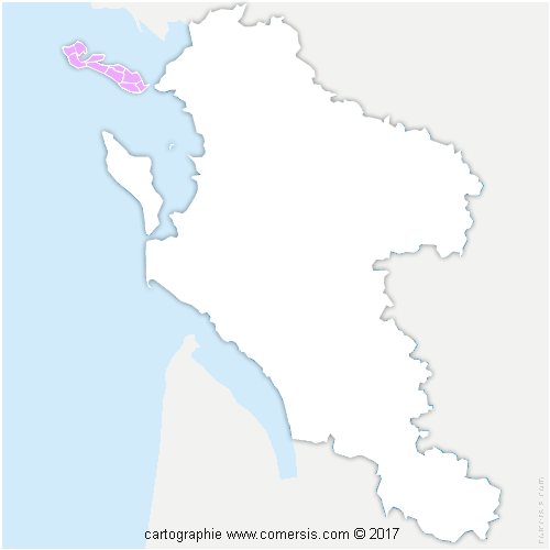 Communauté de Communes de l'Ile de Ré cartographie