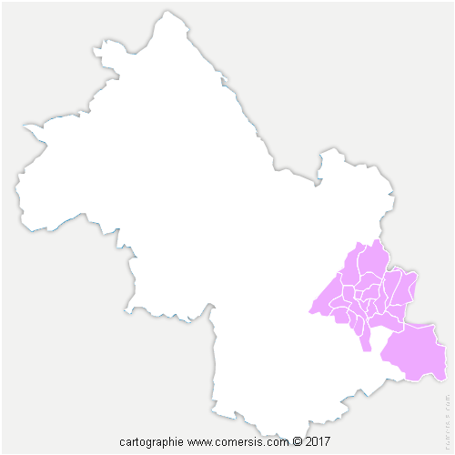 Communauté de Communes de l'Oisans cartographie