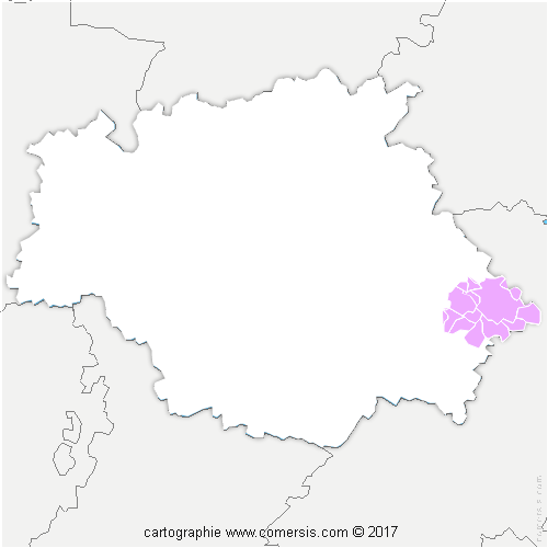Communauté de Communes de la Gascogne Toulousaine cartographie