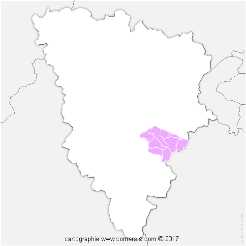 Communauté de Communes de la Haute Vallée de Chevreuse cartographie