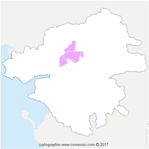 Communauté de Communes de la Région de Blain cartographie