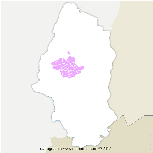 Communauté de Communes de la Région de Guebwiller cartographie