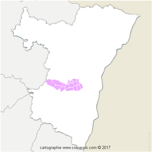 Communauté de Communes de la Région de Molsheim-Mutzig cartographie