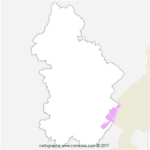 Communauté de Communes de la Station des Rousses-Haut Jura cartographie