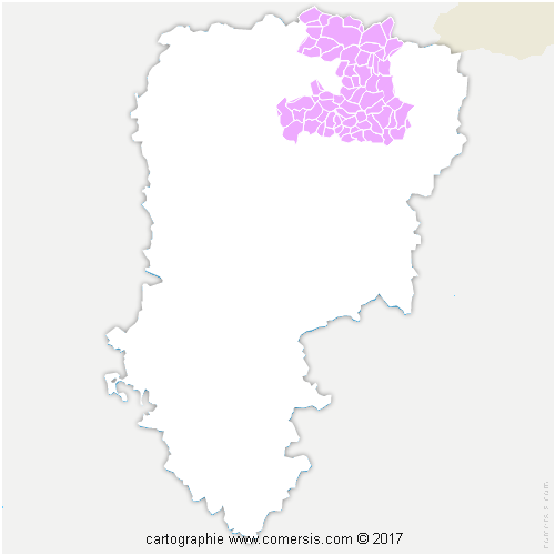 Communauté de Communes de la Thiérache du Centre cartographie