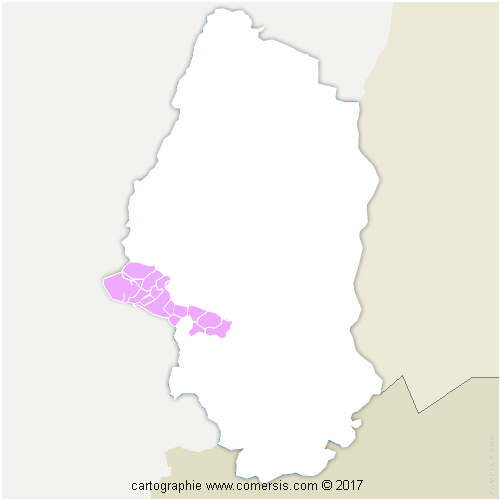 Communauté de Communes de la Vallée de la Doller et du Soultzbach cartographie