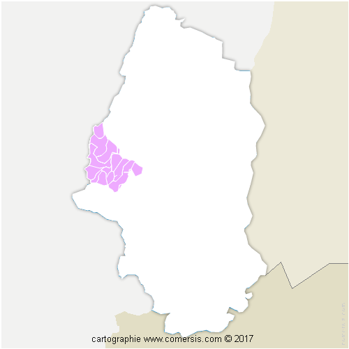 Communauté de Communes de la Vallée de Saint-Amarin cartographie