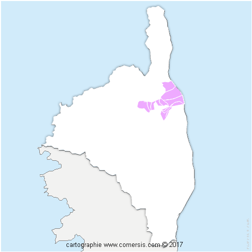 Communauté de Communes de Marana-Golo cartographie