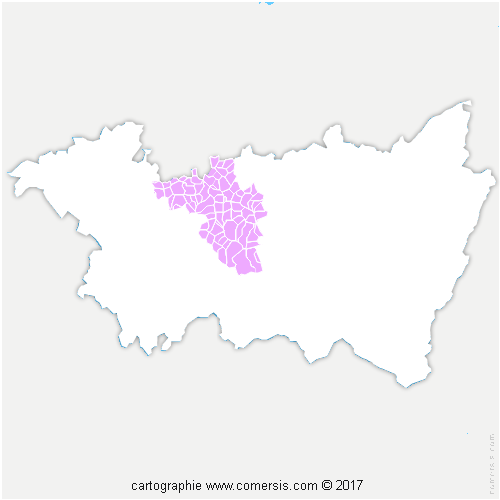 Communauté de Communes de Mirecourt Dompaire cartographie