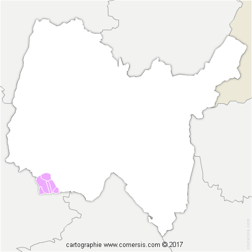 Communauté de Communes de Miribel et du Plateau cartographie