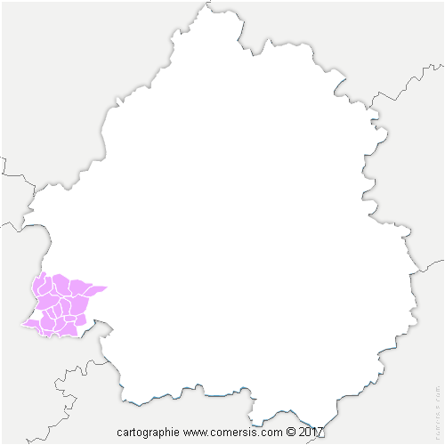 Communauté de Communes de Montaigne Montravel et Gurson cartographie