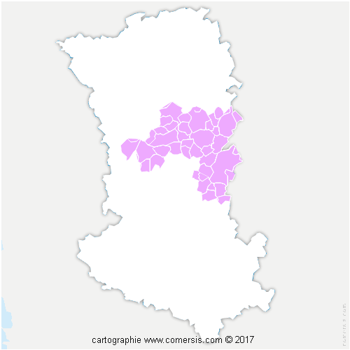Communauté de Communes de Parthenay-Gâtine cartographie