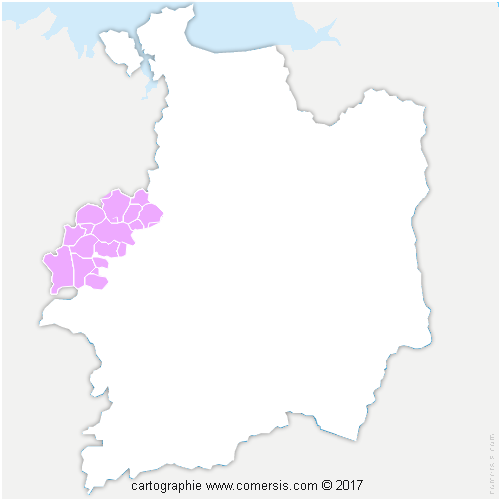 Communauté de Communes de Saint-Méen Montauban cartographie