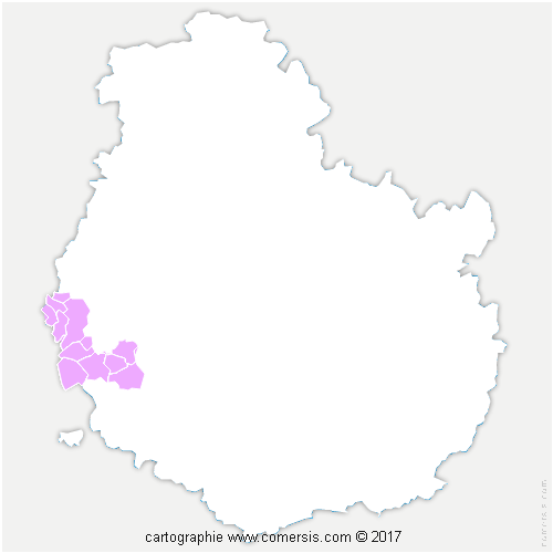 Communauté de Communes de Saulieu cartographie