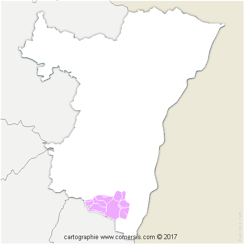 Communauté de Communes de Sélestat cartographie