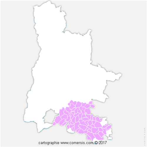 Communauté de Communes des Baronnies en Drôme Provençale cartographie