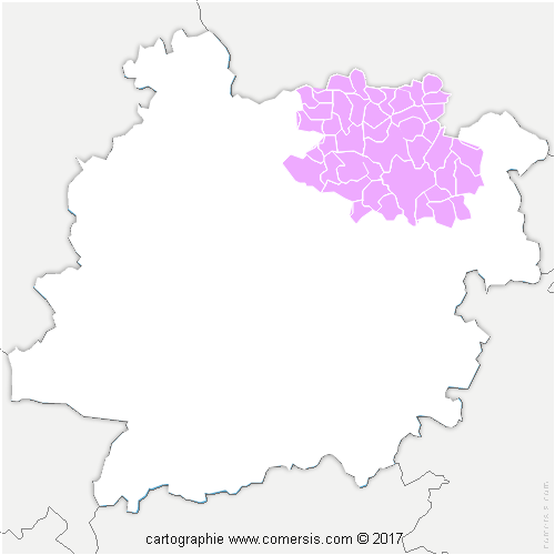 Communauté de Communes des Bastides en Haut Agenais Périgord cartographie