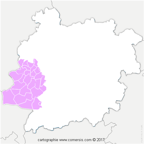 Communauté de Communes des Coteaux et Landes de Gascogne cartographie