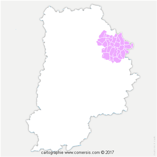 Communauté de Communes des Deux Morin cartographie