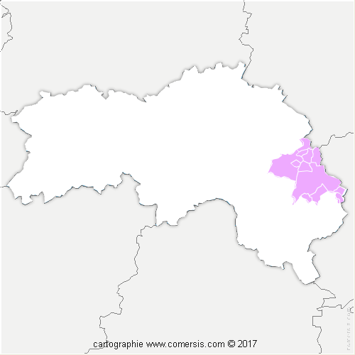 Communauté de Communes des Hauts du Perche cartographie