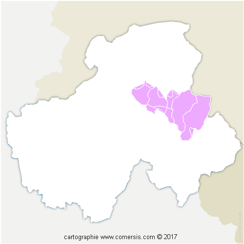 Communauté de Communes des Montagnes du Giffre cartographie