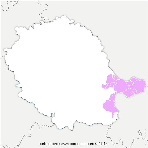 Communauté de Communes des Monts de Lacaune et de la Montagne du Haut Languedoc cartographie