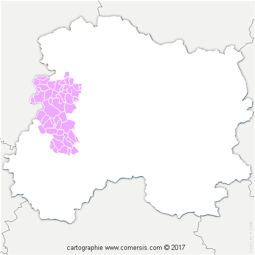 Communauté de Communes des Paysages de la Champagne cartographie